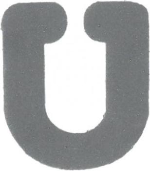 Bügelapplikation Reflex Buchstabe U  30x34mm